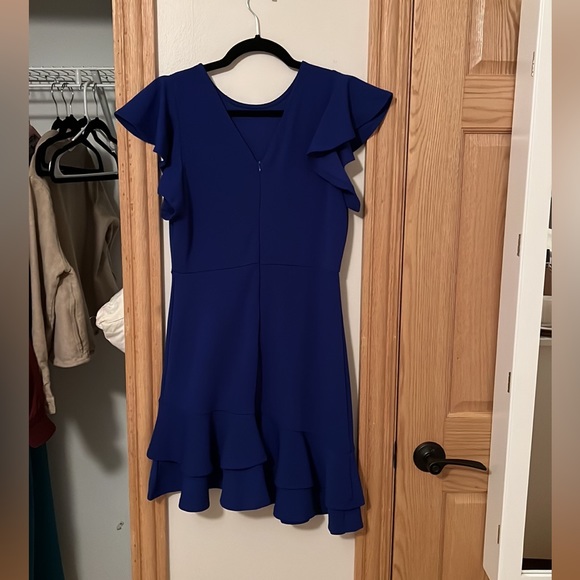 Blue Ruffled Dress - Picture 3 of 3